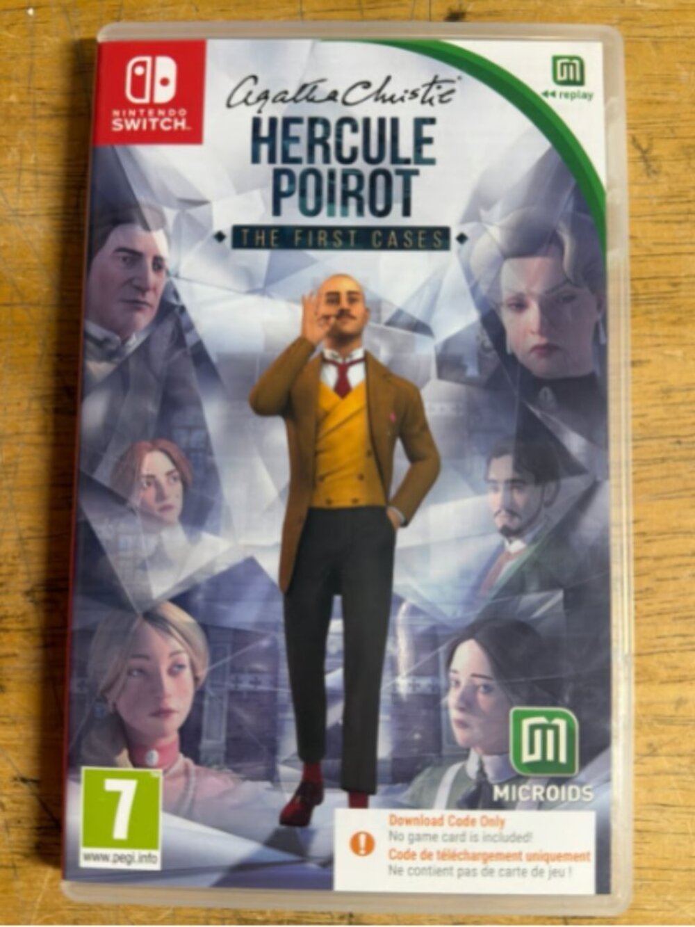 Agatha Christie Hercule Poirot, The First Cases, Nintendo Switch, Code-in-Box